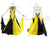 Black and Yellow Elegant Ballroom Dance Dress Satin Outfits BD-SG3404