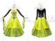 Black And Yellow retail ballroom champion costumes made-to-measure waltz champion gowns exporter BD-SG3405