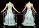 Blue And Flesh-Coloured latest homecoming dance team gowns sparkly Standard champion dresses satin BD-SG4466