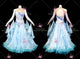 Blue And Flesh-Coloured latest homecoming dance team gowns sparkling Smooth dancesport gowns swarovski BD-SG4474