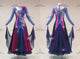 Blue And Purple fashion prom performance gowns contemporary tango performance dresses sequin BD-SG4301