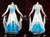 Blue And White Ballroom Competition Custom Dance Costume Dresses Dance BD-SG4469