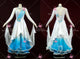 Blue And White latest homecoming dance team gowns tailored prom dance dresses applique BD-SG4469