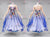 Blue And White Harmony Ballroom Costumes For Dance BD-SG4284