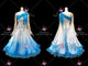 Blue And White new style homecoming dance team gowns bespoke Standard practice dresses chiffon BD-SG4527