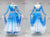 Blue And White Wedding Ballroom Standard Dance Costumes Competition BD-SG4310