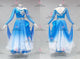 Blue And White fashion prom performance gowns new collection ballroom stage dresses beads BD-SG4310