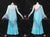Blue Applique Rhinestones Competition Dance Costume Praise Dance Dresses BD-SG4439