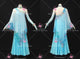 Blue latest prom performance gowns classic Standard dancing gowns rhinestones BD-SG4439