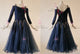 Blue casual prom dancing dresses swarovski Smooth performance dresses supplier BD-SG3653