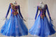 Blue casual waltz performance gowns professional ballroom champion costumes company BD-SG3660