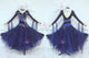 Blue luxurious prom dancing dresses juvenile Smooth practice dresses online BD-SG3588