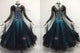 Blue casual prom dancing dresses quality Standard dance competition dresses factory BD-SG3606