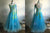 Blue Ballroom Standard Competition Dress Performance BD-SG3608