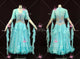 Blue latest homecoming dance team gowns inexpensive prom performance gowns feather BD-SG4447