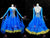 Blue Contemporary Ballroom Dance Dress Applique Gowns BD-SG3412