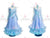 Blue Contemporary Ballroom Dance Dress Satin Skirt BD-SG3424