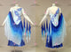 Blue newest prom performance gowns tailor made Smooth stage gowns beads BD-SG4381