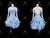 Blue Feather Latin Dance Dress Samba Dancer Outfits LD-SG2028