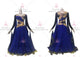 Blue brand new waltz performance gowns tailor made prom dancesport dresses crystal BD-SG3790
