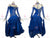 Blue Female Dancesport Ballroom Costumes Rhinestones Satin BD-SG3832