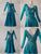 Blue Female Rhinestones Chiffon Ballroom Costumes Viennese Waltz BD-SG3748