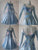 Blue Female Rhinestones Flower Ballroom Costumes Viennese Waltz BD-SG3766