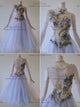 Blue beautiful waltz performance gowns female homecoming dance team dresses maker BD-SG3754