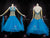 Blue Female Satin Ballroom Dress Dance Wear BD-SG3359