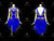 Blue Fringe Latin Dance Dress Swing Practice Skirt LD-SG2027