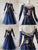 Blue Girls Swarovski Flower Ballroom Costumes Performance BD-SG3746