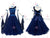 Blue Harmony Ballroom Dance Dress Applique Skirt BD-SG3417