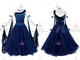 Blue retail ballroom champion costumes girls Standard dance dresses provider BD-SG3417