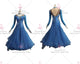 Blue design waltz performance gowns short homecoming dancing gowns satin BD-SG3780