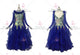 Blue brand new waltz performance gowns sparkly prom performance dresses satin BD-SG3804
