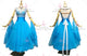 Blue brand new tango dance competition dresses wedding ballroom champion costumes flower BD-SG3815