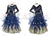 Blue Juvenile Dancing Ballroom Smooth Wear Swarovski Flower BD-SG3791