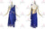 Blue Lace Elegant Latin Dance Clothes Rhythm Wear LD-SG2330