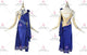 Blue cheap rhythm dance dresses girls rumba dancing clothing satin LD-SG2330