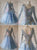 Blue Ladies Crystal Flower Ballroom Costumes Waltz BD-SG3771
