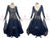 Blue Ladies Dancing Ballroom Smooth Clothing Crystal Flower BD-SG3831