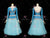 Blue Ladies Lace Ballroom Dress Dance Clothes BD-SG3346