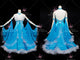 Blue retail ballroom champion costumes hot sale prom dance dresses outlet BD-SG3376