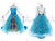 Blue Lyrical Ballroom Dance Dress Chiffon Skirt BD-SG3445