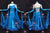 Blue Made-To-Measure Tango Dance Dresses For Women Christmas Dance Dresses BD-SG4620