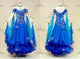 Blue classic waltz dance gowns dazzling prom dance dresses applique BD-SG4154