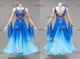 Blue long waltz dance gowns girls Smooth dance competition costumes crystal BD-SG4280