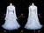 Blue Professional Ballroom Dance Dress Satin Clothing BD-SG3434
