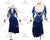 Blue Satin Fashion Latin Dance Costumes Merengue Clothing LD-SG2328