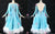 Blue Tailored Foxtrot Dance Costumes For Competition Wedding Dance Dress BD-SG4625